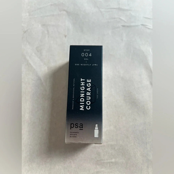 PSA MIDNIGHT COURAGE Rosehip & Bakuchiol Retinol Night Oil 15ml 0,5 Fl.oz - Picture 2 of 6